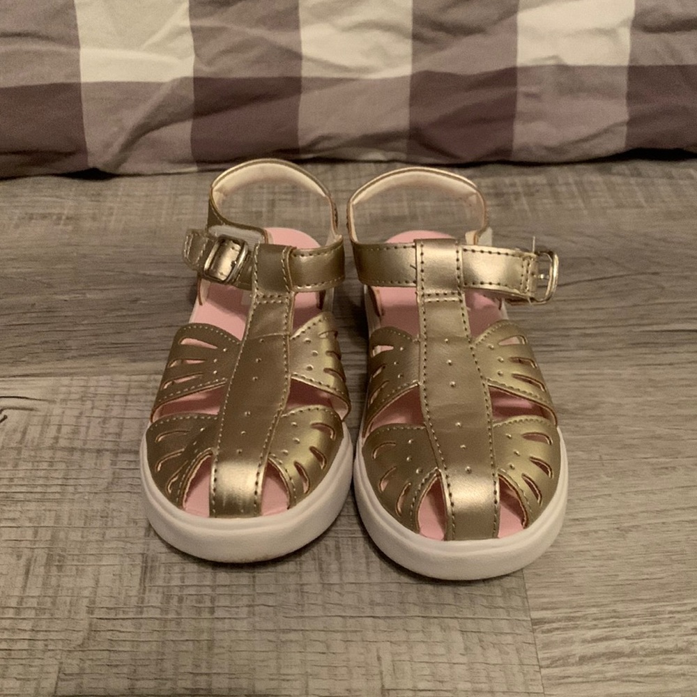 Toddler Girls Keds Fisherman Sandals - Gold Size 9